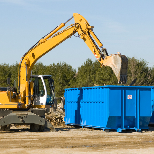 is there a minimum or maximum amount of waste i can put in a residential dumpster in Thompson New York